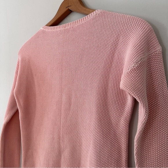 Ralph Lauren Pink Cotton Crewneck Sweater Size XS - Picture 6 of 11
